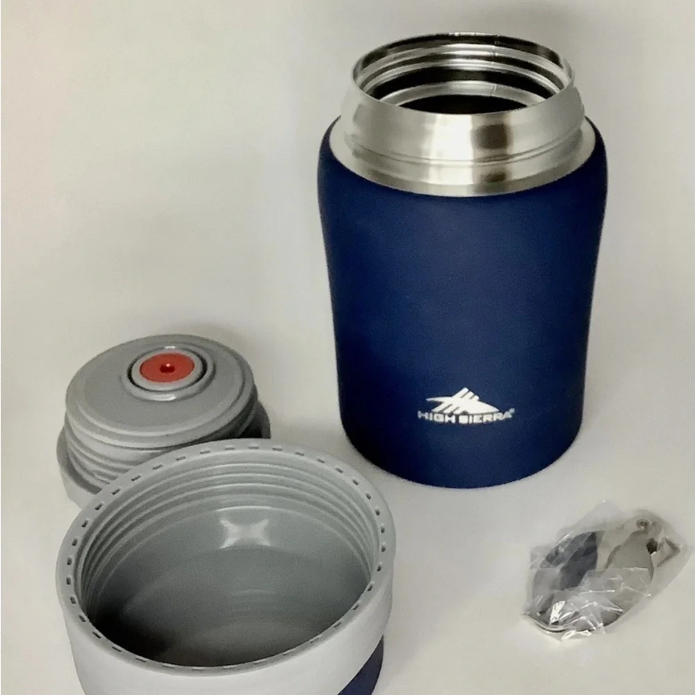 High Sierra Blue and Gray Food Storage Container
